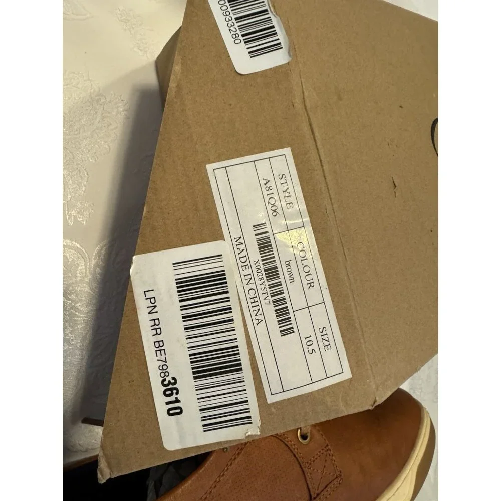 Jousen Milan Mens Brown Lace Up Dress Shoes Men’s Size 10.5 NEW
